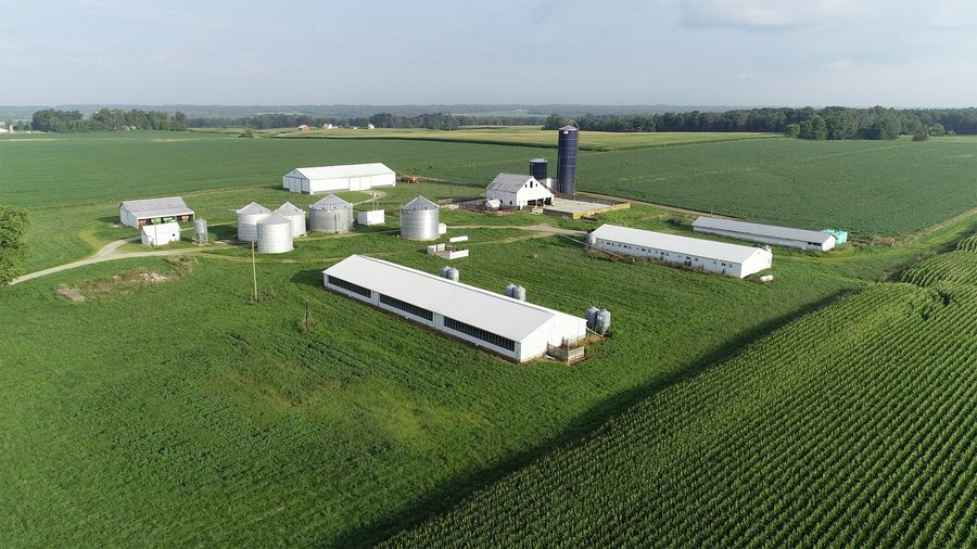 REAL ESTATE AUCTION - 805+/- ACRES IN 11 TRACTS IN UNION COUNTY, INDIANA